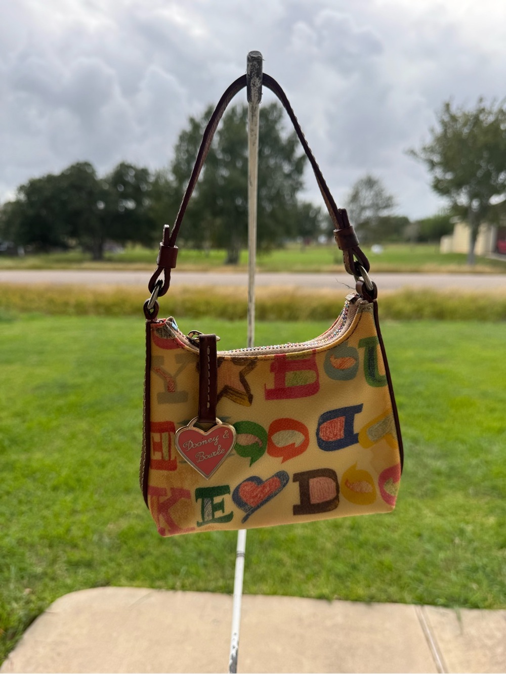 Dooney & Bourke Multicolor Canvas Mini Shoulder Bag